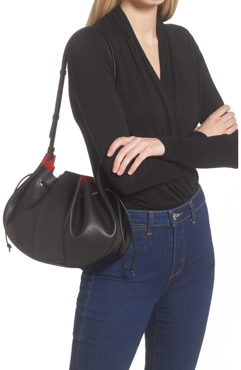 Mansur Gavriel Lilium Leather Bucket Bag, Alternate, color,