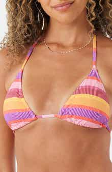 Roxy Coastal Current Tiki Bikini Top