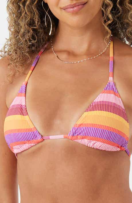 Roxy Coastal Current Tiki Bikini Top