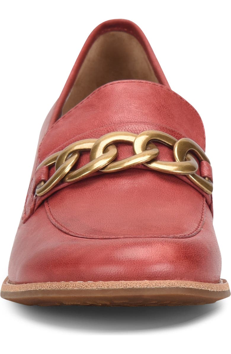 Söfft Nevara Loafer, Alternate, color, Red Tangerine