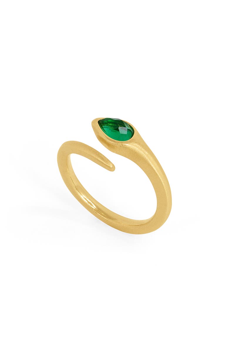 Dean Davidson Eterna Green Garnet Bypass Stacking Ring, Alternate, color, 