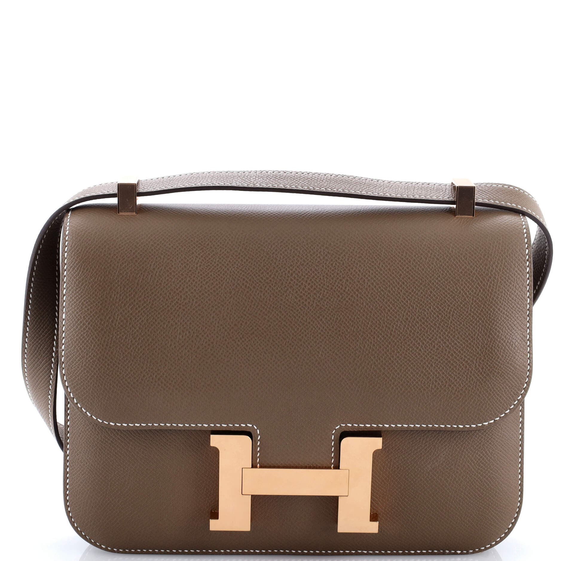Pre-Owned Hermes Constance NM Bag Epsom 24, Main, color, 