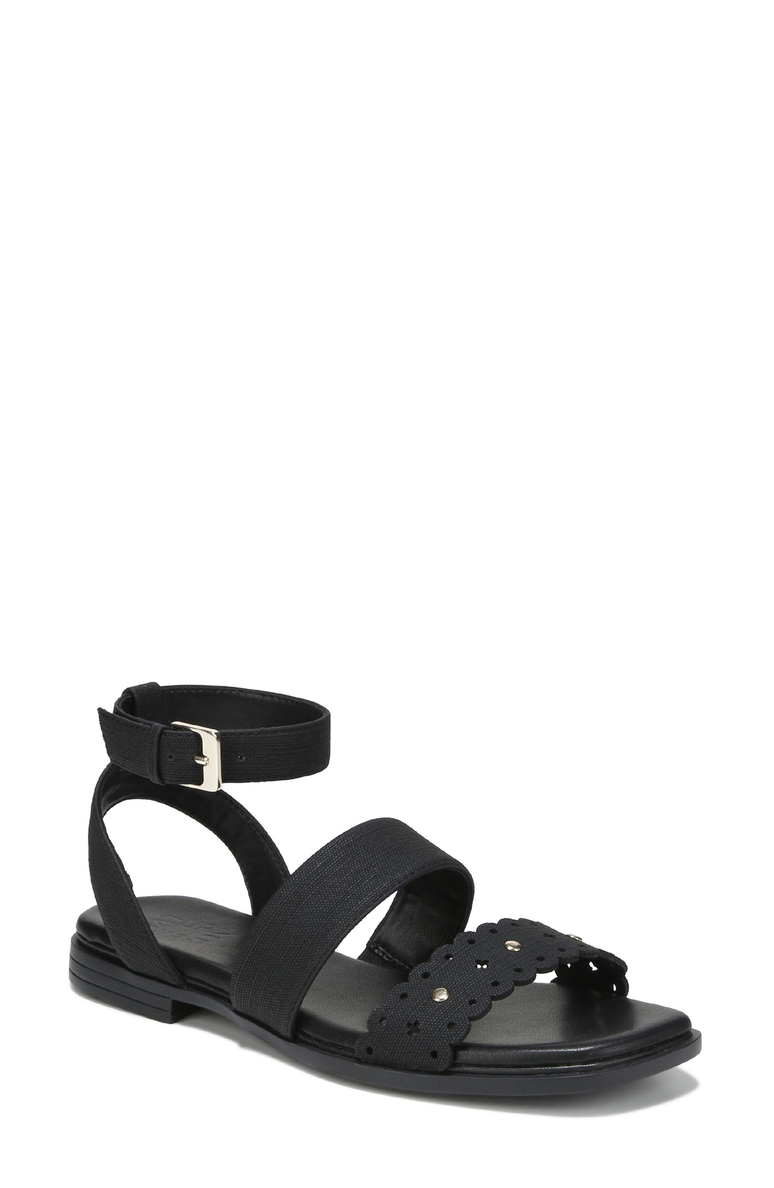 Gana Sandal, Main, color, BLACK