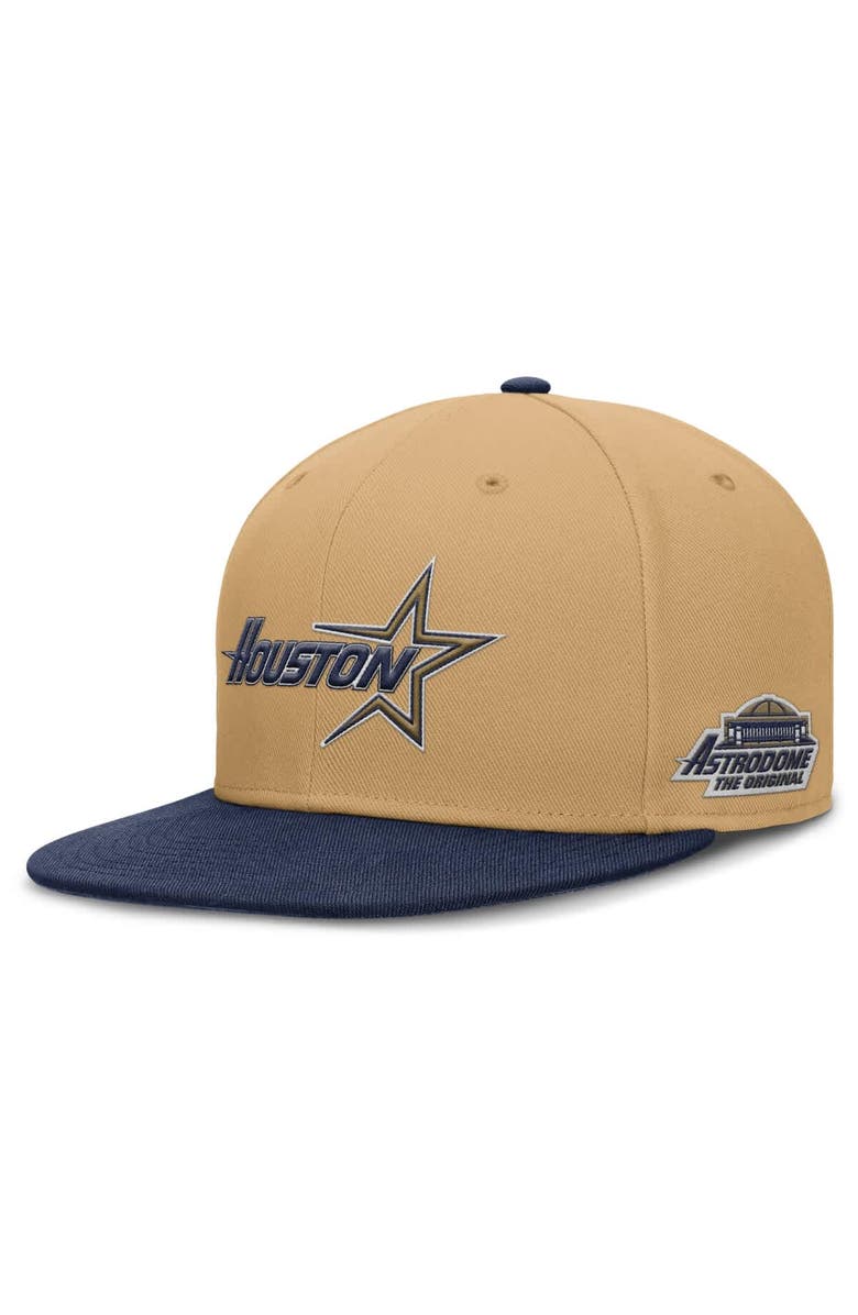 Nike Men's Nike Gold Houston Astros True Performance Fitted Hat, Alternate, color, 
