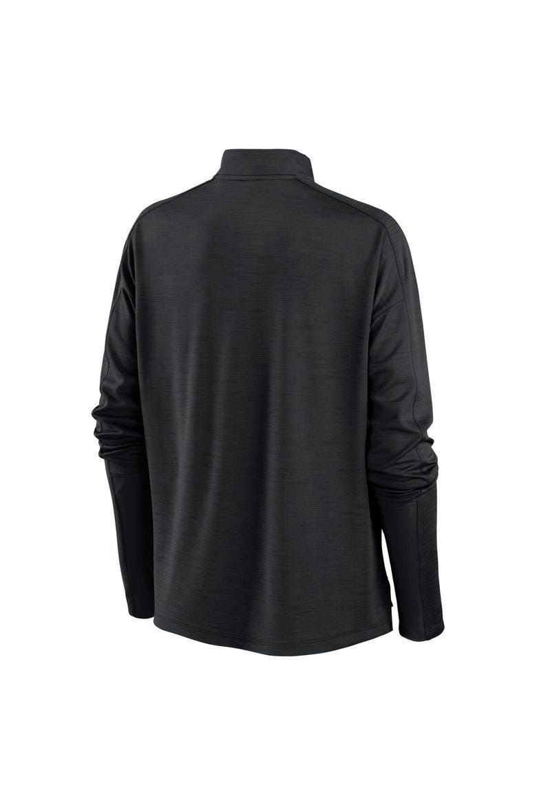 Women's Nike Black Chicago White Sox Pacer Quarter-Zip Top, Alternate, color, Black