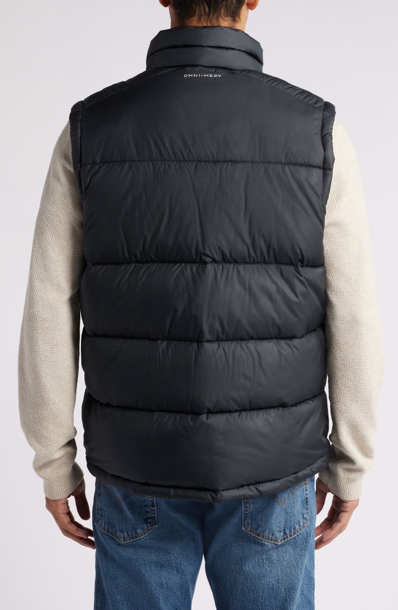 Columbia Pike Lake<sup>™</sup> II Water Repellent Insulated Puffer Vest, Alternate, color, Black/ Black