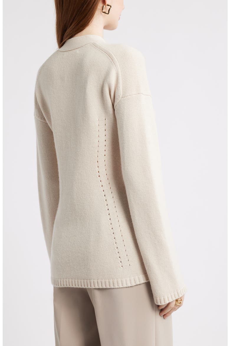 Wool & Cashmere Cardigan, Alternate, color, BEIGE BEACH