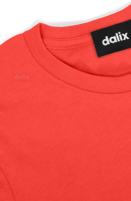 Dalix Womens Lil Strawberry Jersey Tee In Red