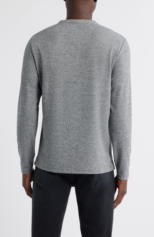 Robert Barakett Alec Heathered Henley In Gray