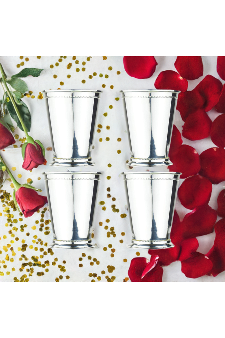 Silver Julep Cup - Set of 4, Alternate, color, Silver