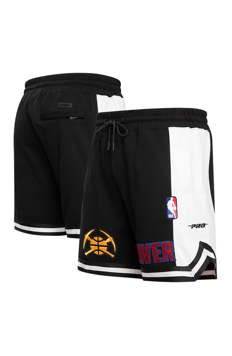 PRO STANDARD Men's Pro Standard Black Denver Nuggets 2023/24 City Edition DK Shorts, Main, color,