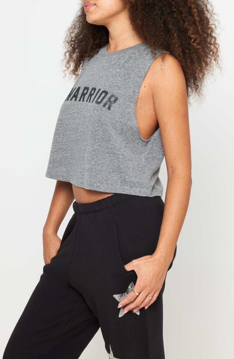 Spiritual Gangster Nova Callie Crop Tank, Alternate, color, Heather Grey
