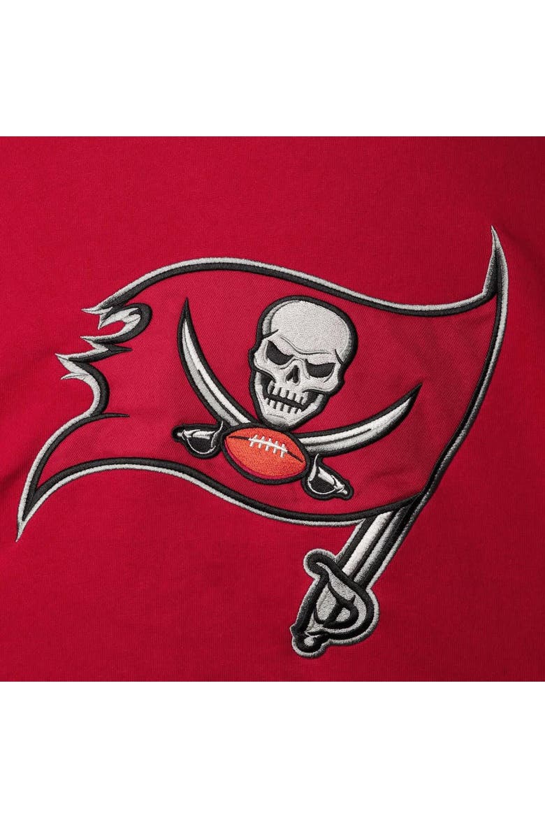Men's '47 Red Tampa Bay Buccaneers Lacer V-Neck Pullover Hoodie, Alternate, color, Red