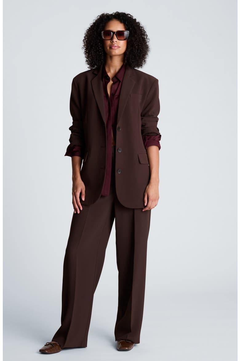 Boyfriend Blazer, Alternate, color, MEDIUM BARK
