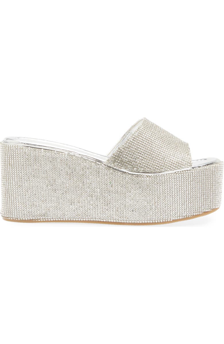 AZALEA WANG Arrow Platform Wedge Slide Sandal, Alternate, color,
