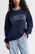 BP. Oversize Graphic Crewneck Sweatshirt