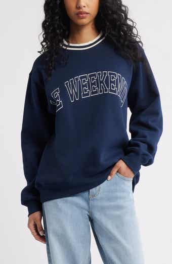 BP. Oversize Graphic Crewneck Sweatshirt