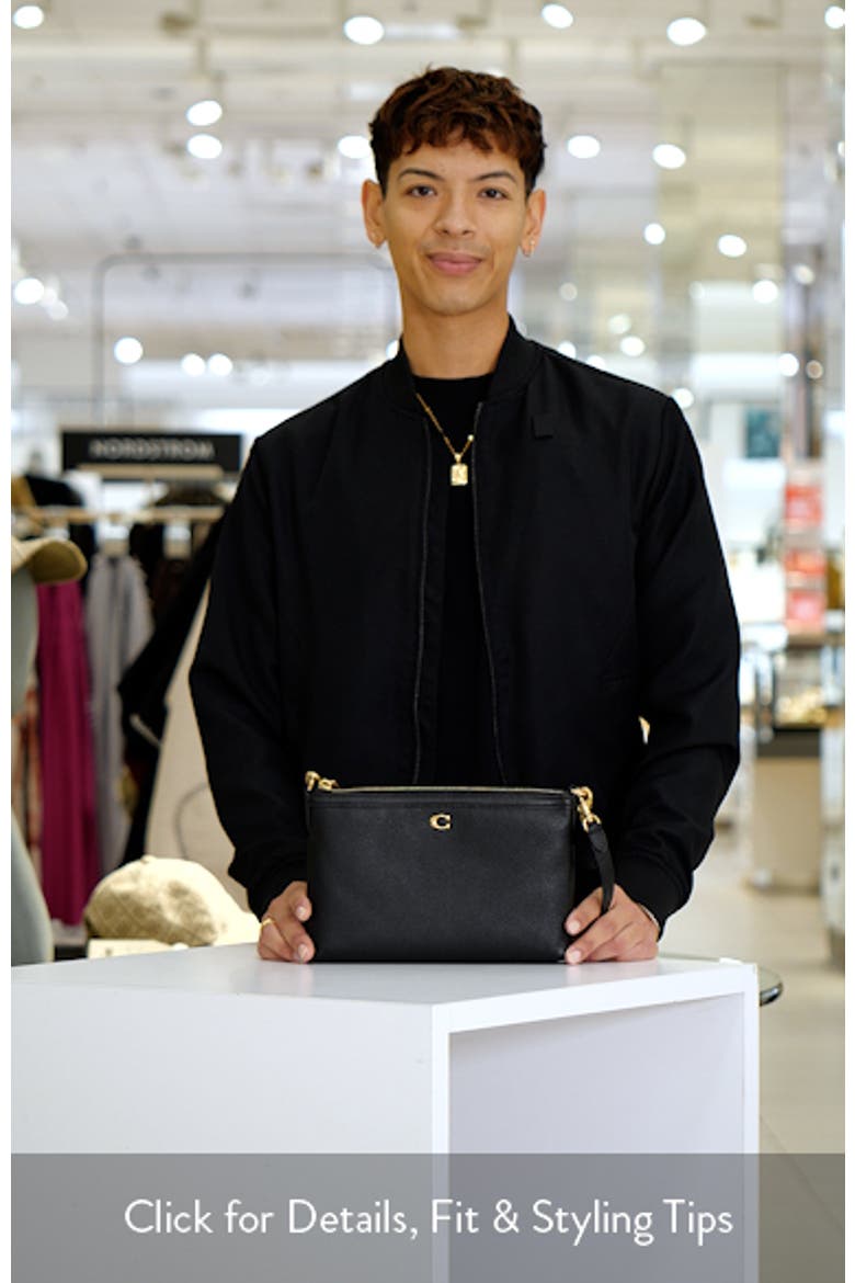 Legacy Refined Pebbly Leather Crossbody Bag video