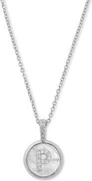 Melinda Maria Baby Love Letters Initial Pendant Necklace