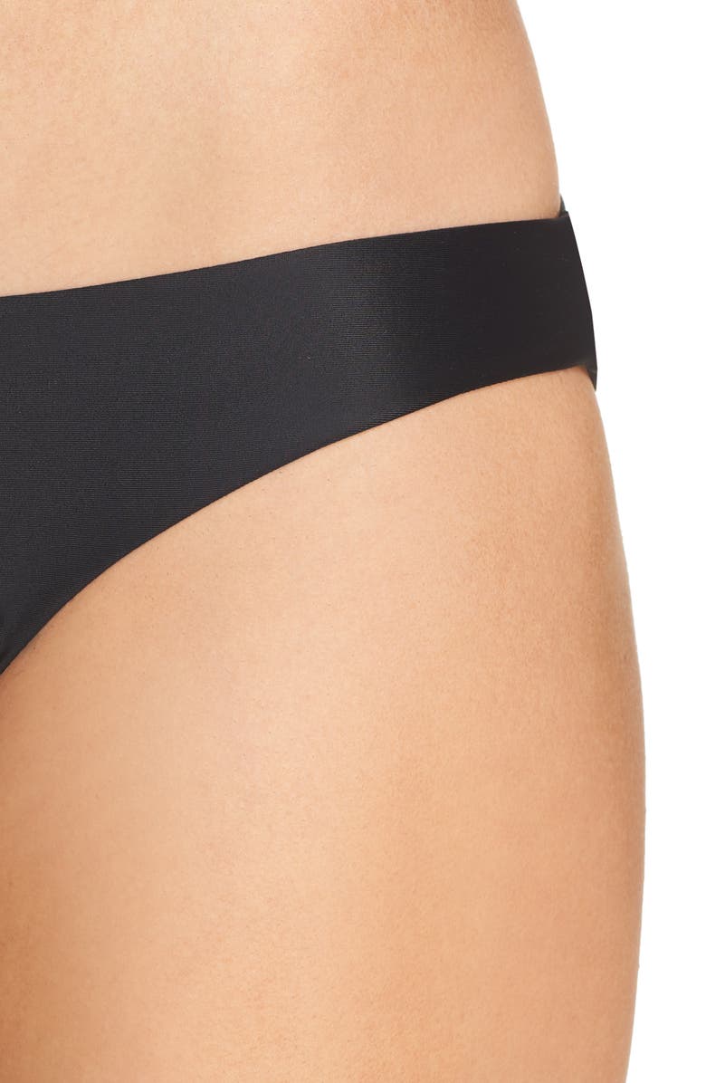 PQ SWIM Ruched Bikini Bottoms, Alternate, color, Midnight