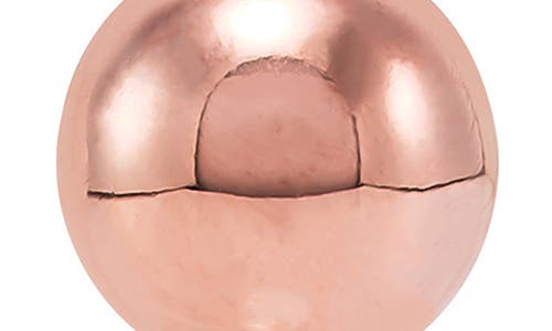 Frankie & Zoe 4mm Half Ball Stud Earrings In Pink