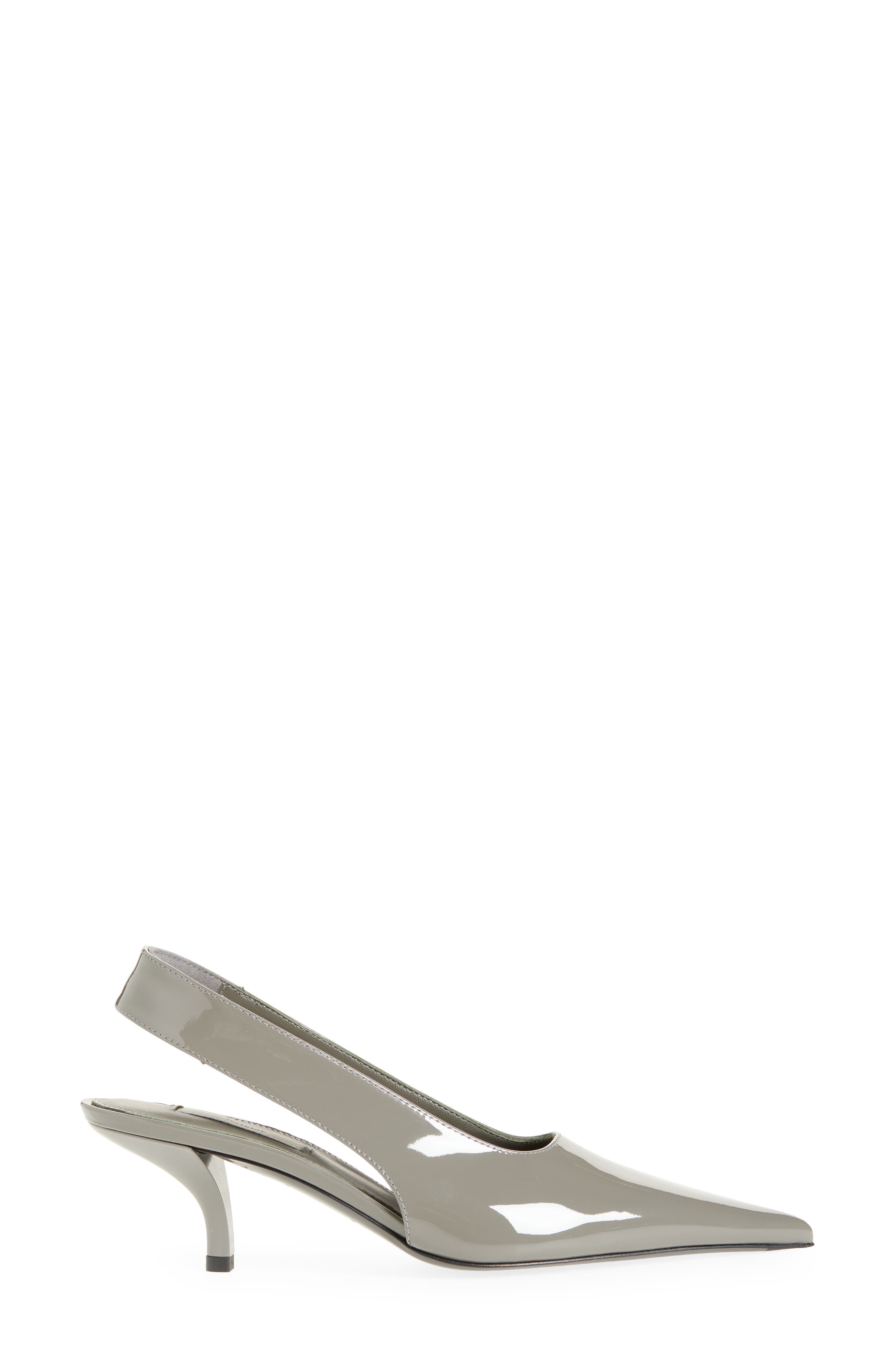 Classic Kitten Heel Slingback Pump, Alternate, color, GREY