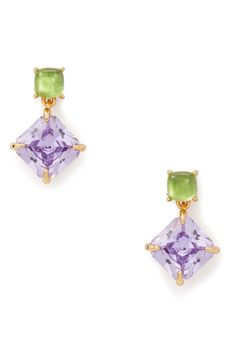 Kate Spade New York crystal drop earrings, Main, color, 