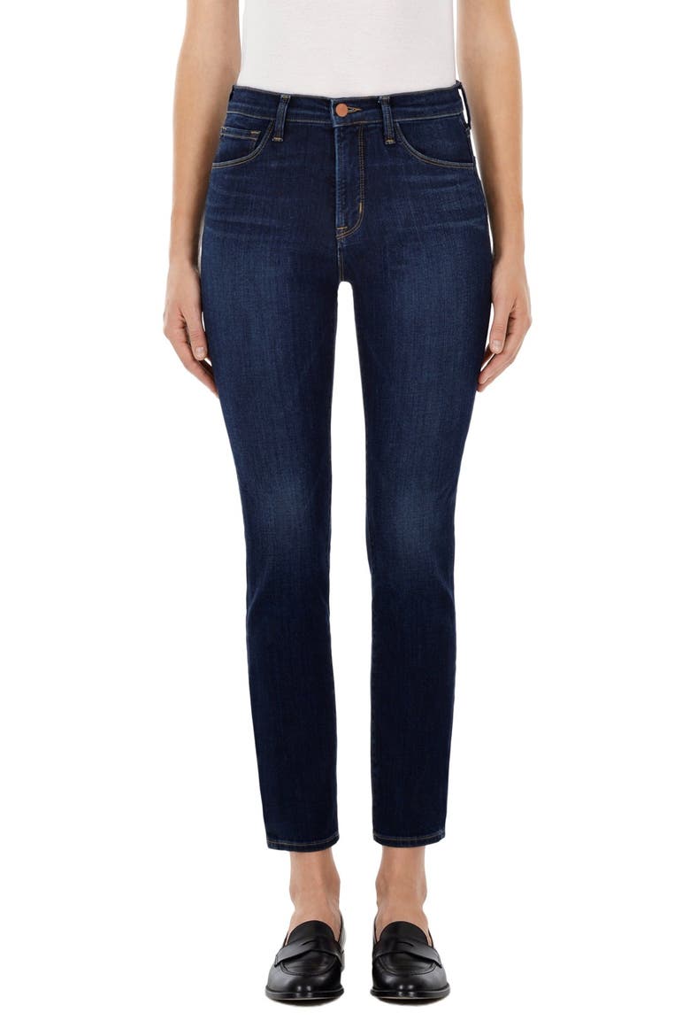 'Cameron Corset' High Rise Ankle Skinny Jeans, Alternate, color, EXPOSED
