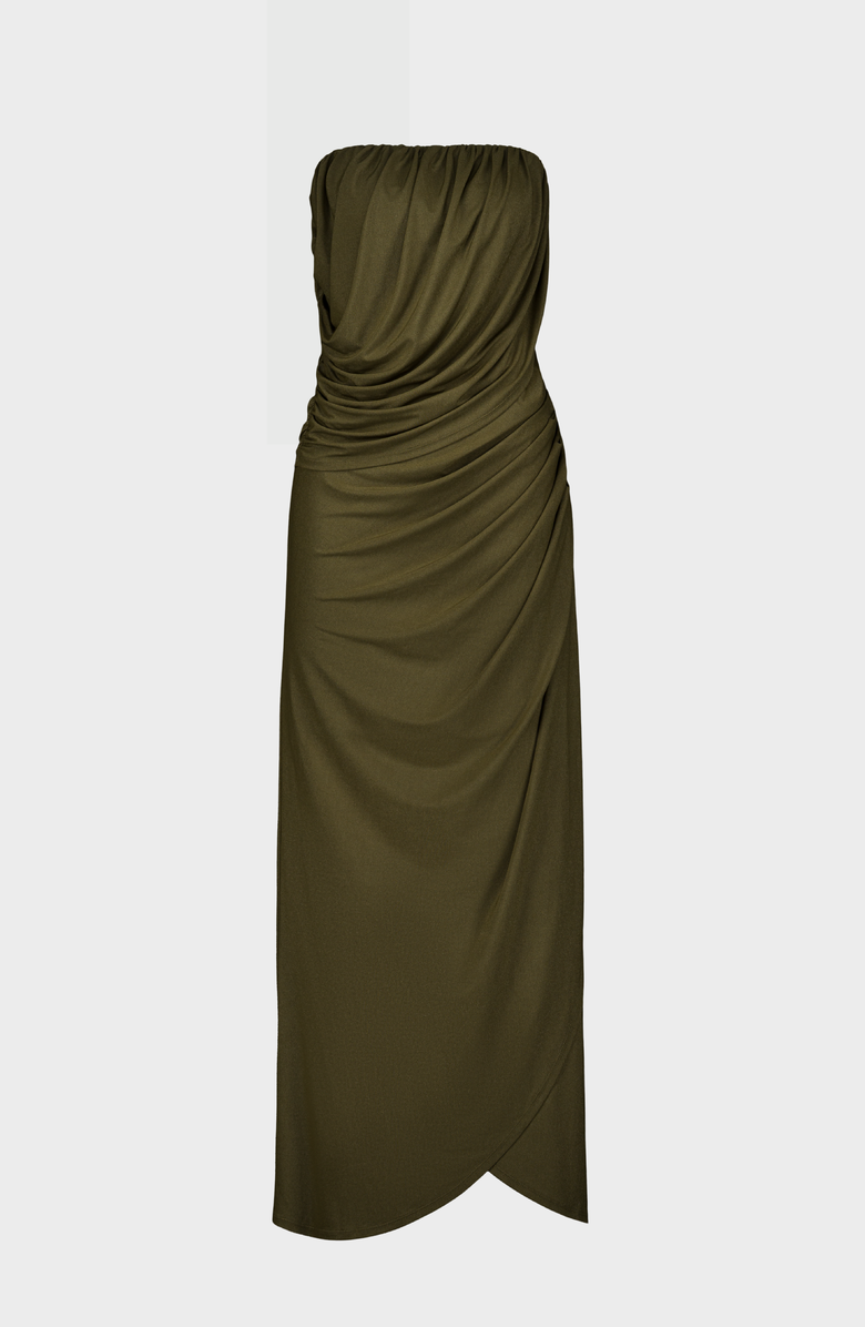 SAEMDI Selvi Dress, Main, color, Olive Green