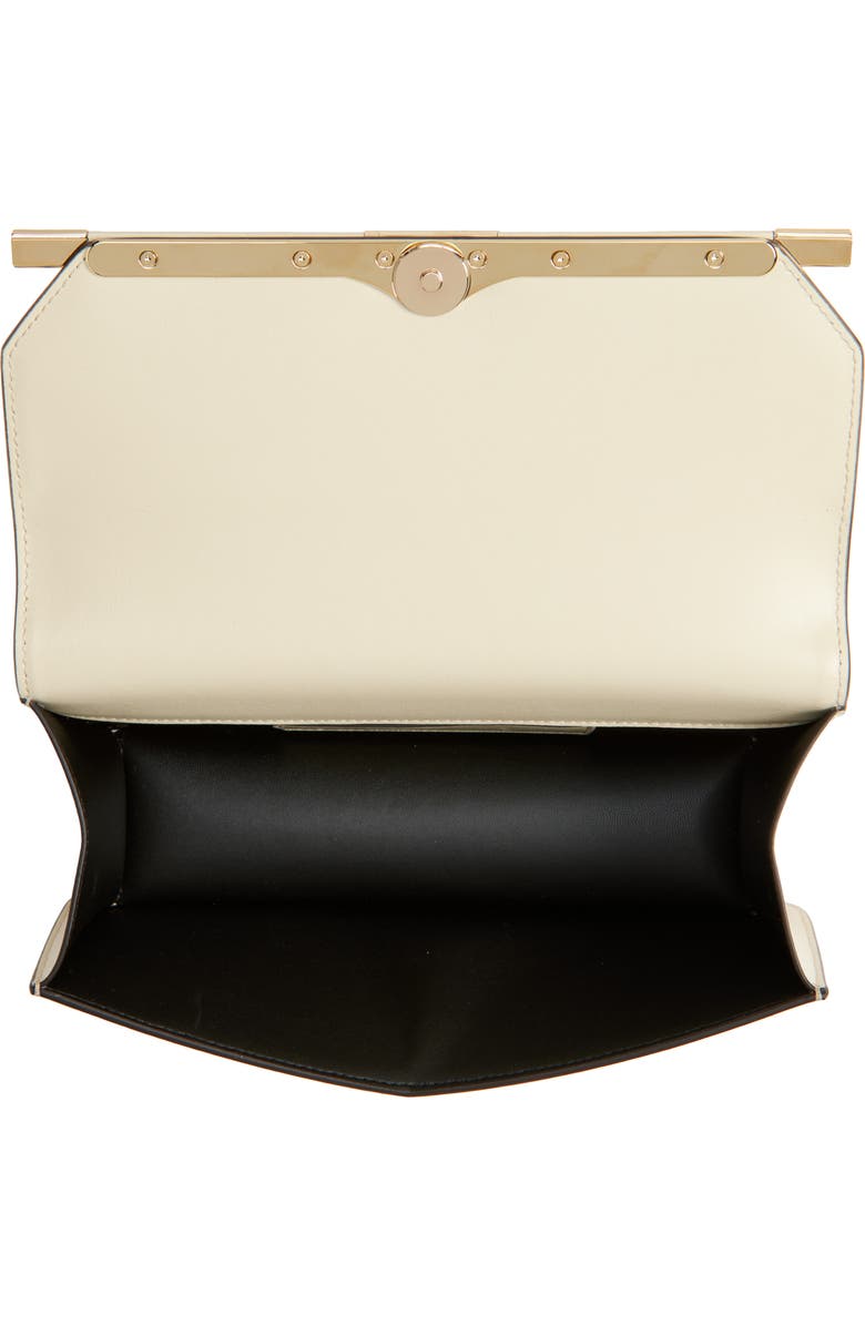 Victoria Beckham 202 Leather Clutch, Alternate, color, Ivory