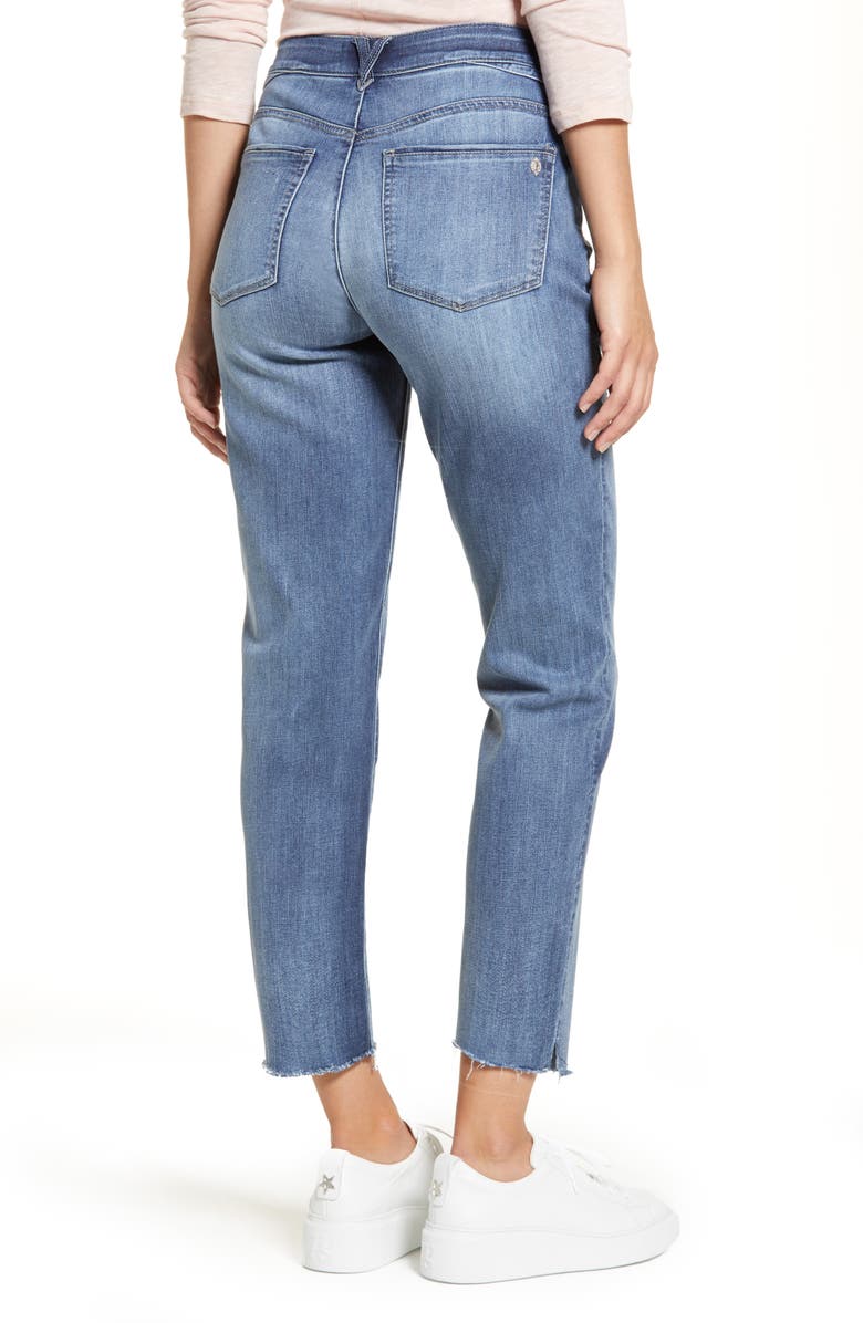 Wit & Wisdom Luxe Touch Ab-Solution High Waist Vintage Skinny Crop Jeans, Alternate, color,