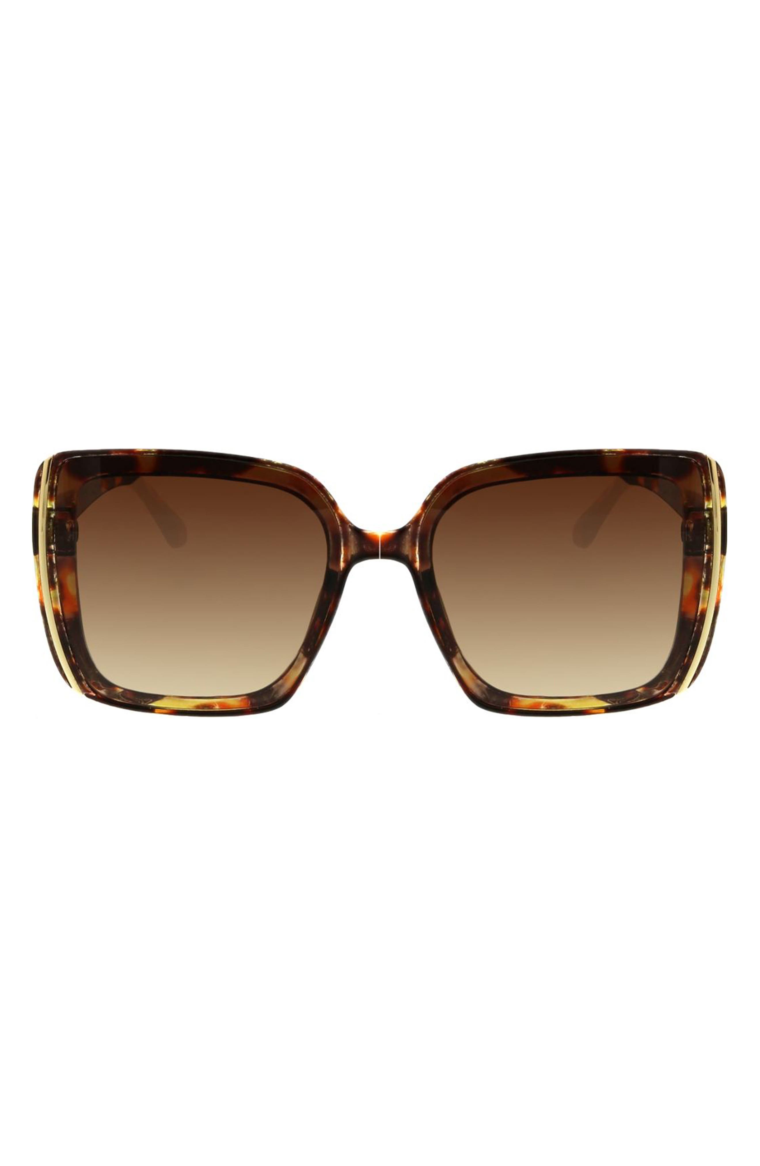 BCBG 61mm Oversize Square Sunglasses
