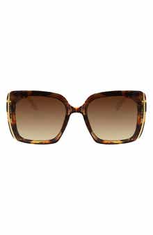 BCBG 61mm Oversize Square Sunglasses