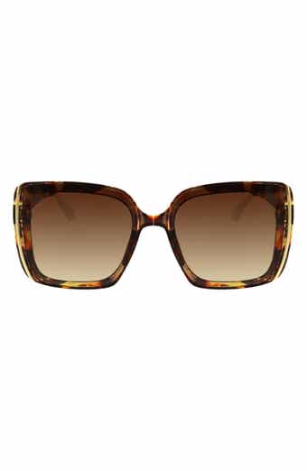 BCBG 61mm Oversize Square Sunglasses