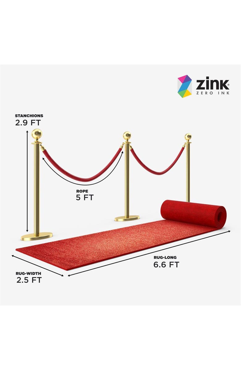 Zink Photo Booth Props for Bachelorette Parties, Bridal Showers, and More!, Alternate, color, Red