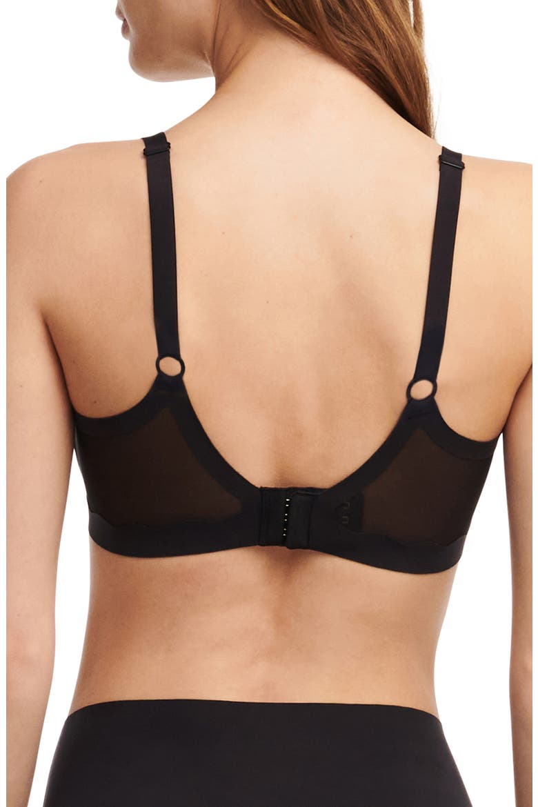 Pure Light Underwire Unlined Bra, Alternate, color, BLACK