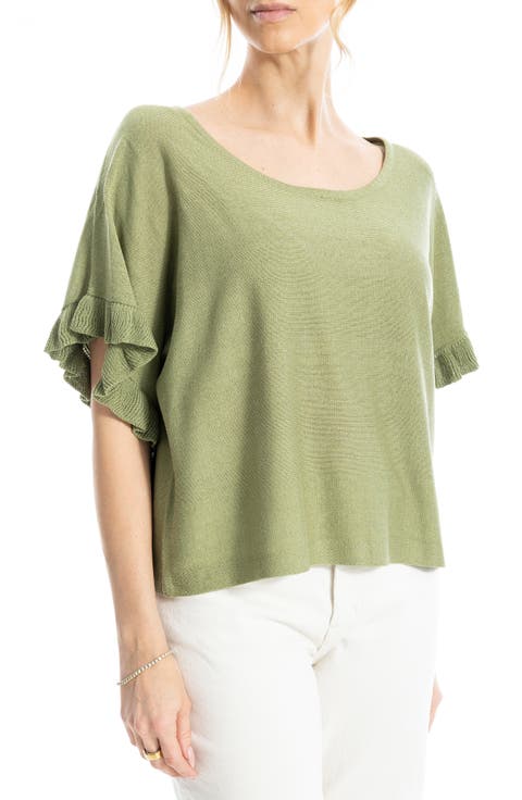 Flutter Sleeve Sweater