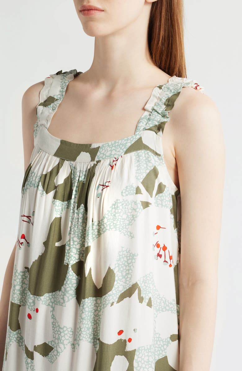 Masai Copenhagen Onicki Floral Print Sleeveless Maxi Dress, Alternate, color,