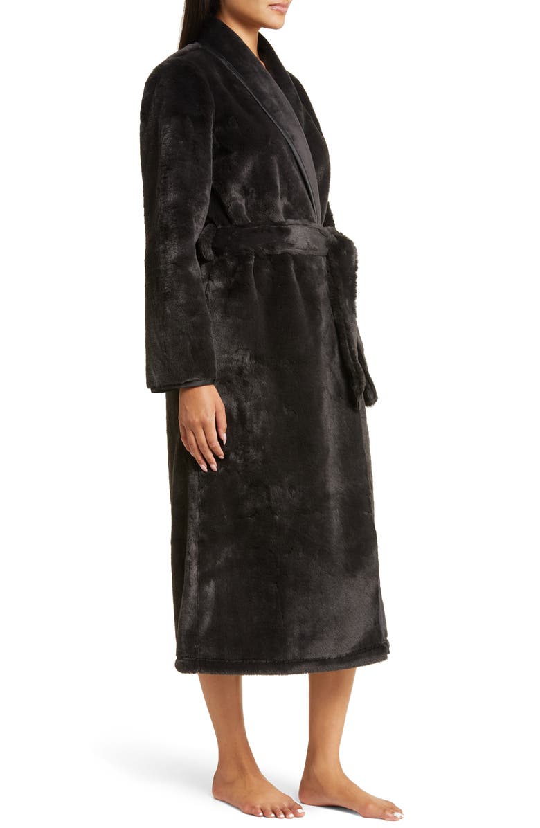 Nordstrom Recycled Polyester Faux Fur Robe, Alternate, color,