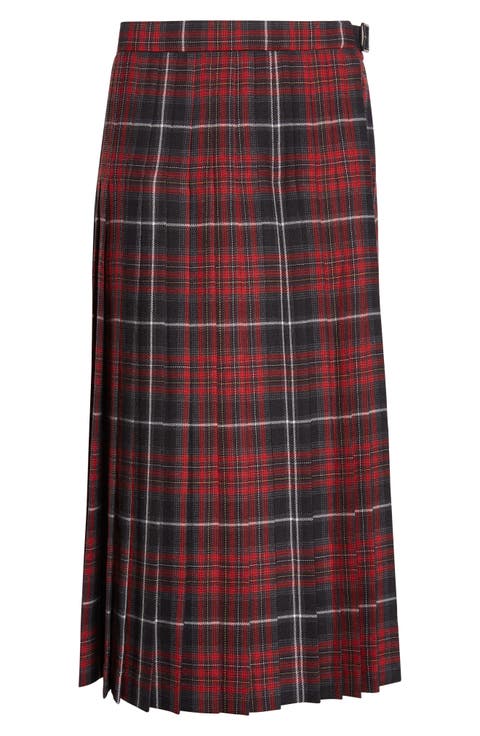 スカート Burberry skirt size 36 Burberry London Black Pleated Denim Skirt - Size FR36