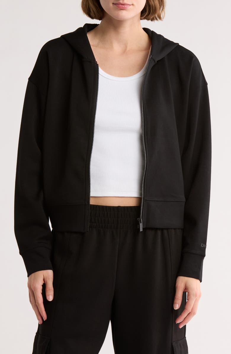 DKNY Highline Jersey Full Zip Jacket, Main, color, 