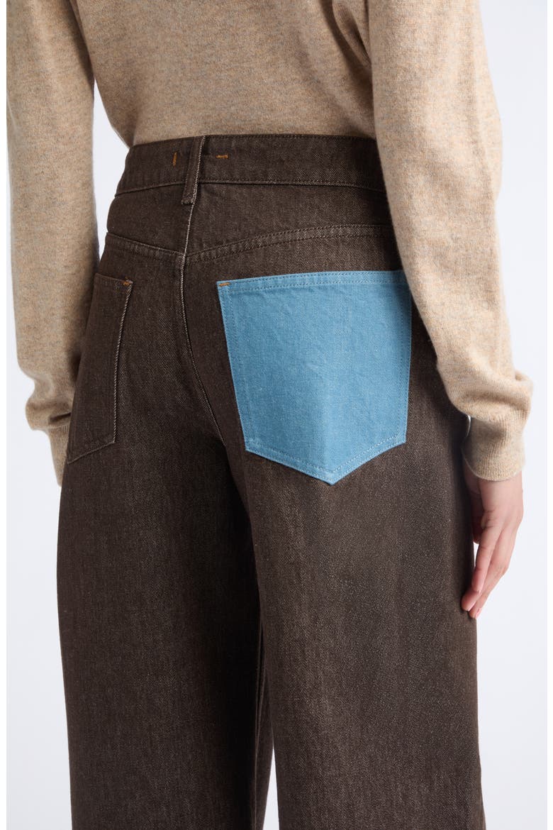 Rider High Waist Wide Leg Jeans, Alternate, color, SORREL/ COVE WASH