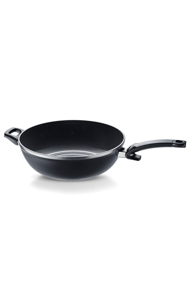 Fissler Ceratal<sup>®</sup> Ceramic Non-Stick Wok 12.6" with helper handle, Alternate, color, Orbit Black