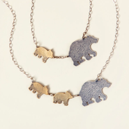 Uncommon Goods Mama Bear Necklaces by Britta Ambauen