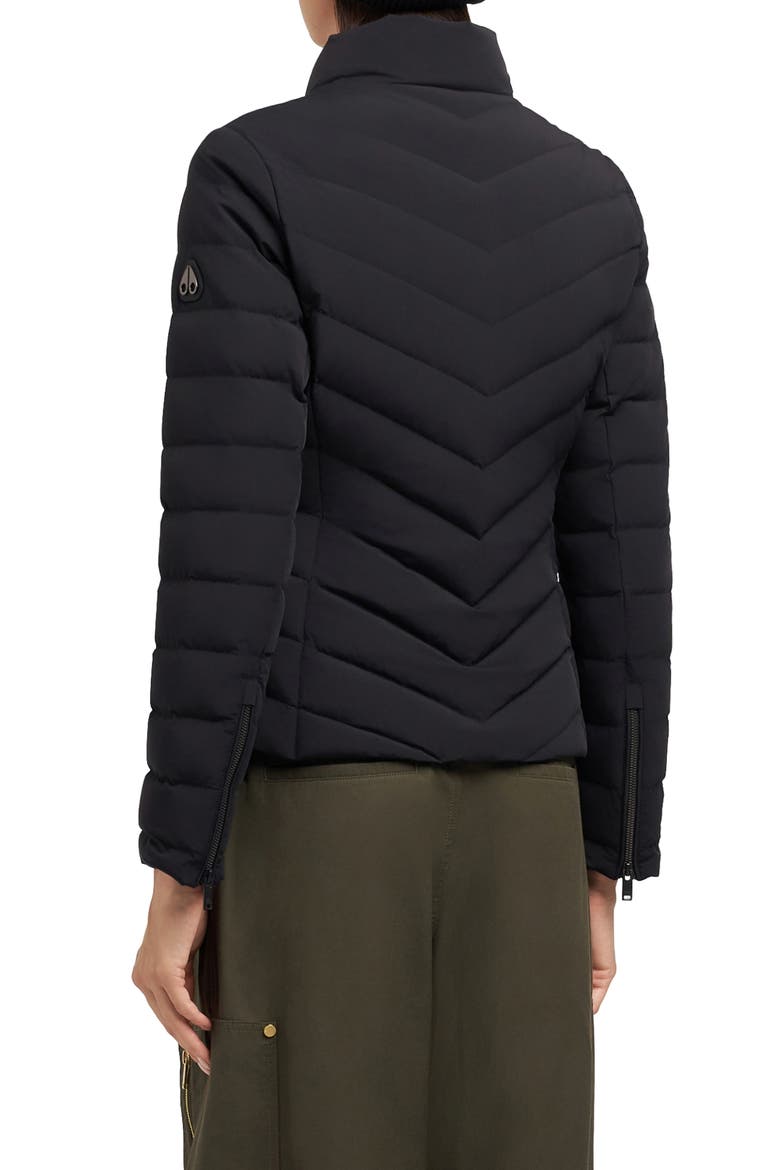 Elora Water Repellent 800 Fill Power Down Jacket, Alternate, color, BLACK