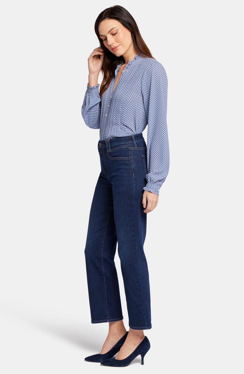 NYDJ High Waist Ankle Relaxed Straight Leg Jeans, Alternate, color, Palace