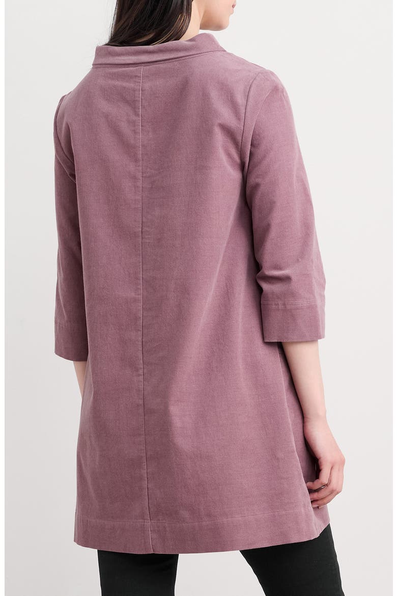 Sail by the Stars Organic Cotton Corduroy Tunic, Alternate, color, ELDERBERRY