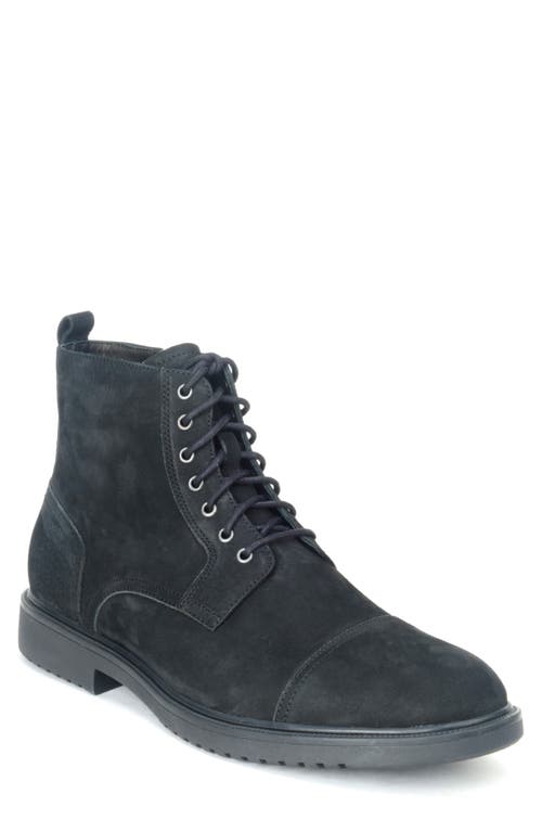 Warfield & Grand Madison Cap Toe Boot in Black 