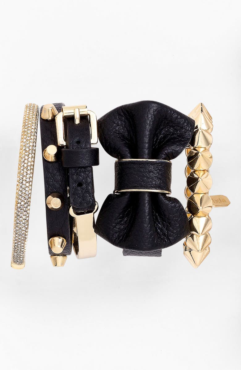 Cara Bow Bracelet, Alternate, color,