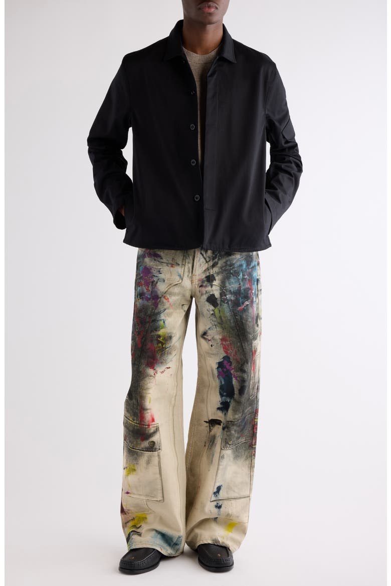 Ochino Heavyweight Cotton Sateen Jacket, Alternate, color, BLACK